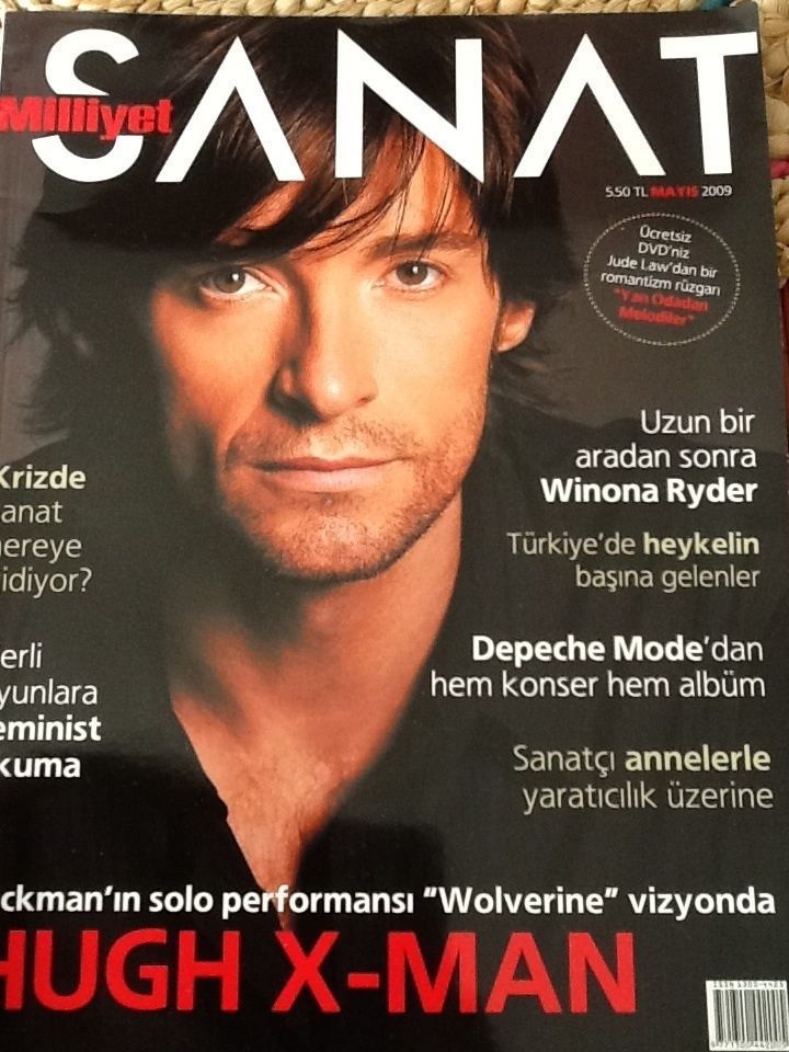 MILLIYET SANAT DERGISI magazine side cover  May 2009