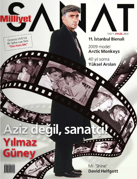 MILLIYET SANAT DERGISI magazine side cover Issue 606  September 2009