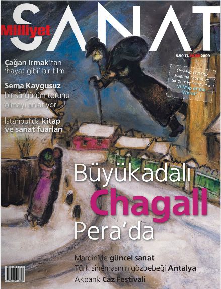 MILLIYET SANAT DERGISI magazine side cover Issue 607  October 2009