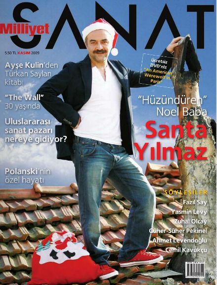 MILLIYET SANAT DERGISI magazine side cover Issue 608  November 2009