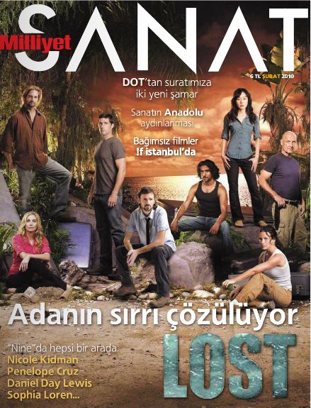 MILLIYET SANAT DERGISI magazine side cover Issue 611  February 2010