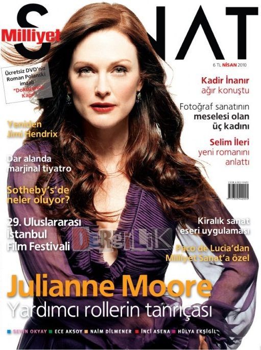 MILLIYET SANAT DERGISI magazine side cover Issue 613  April 2010
