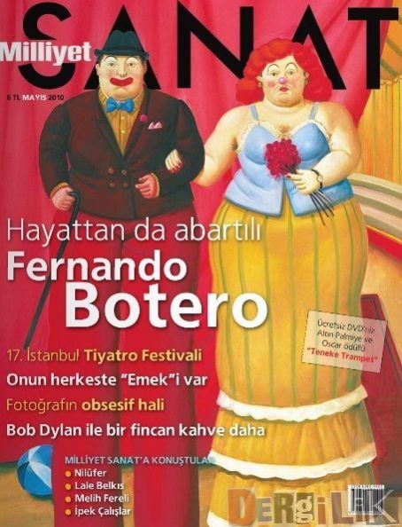 MILLIYET SANAT DERGISI magazine side cover Issue 614  May 2010