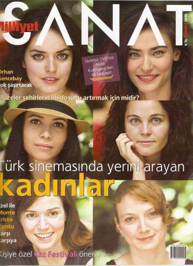 MILLIYET SANAT DERGISI magazine side cover Issue 616  July 2010