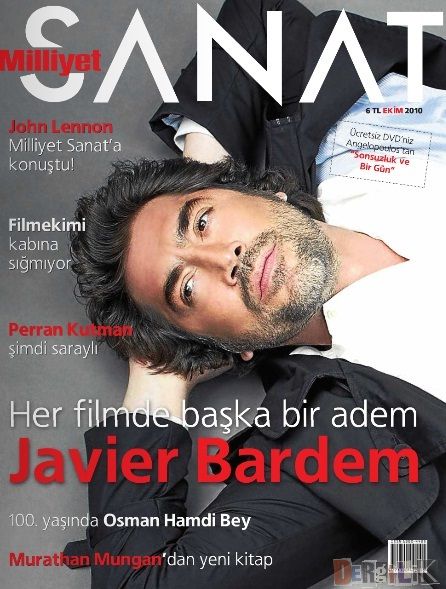 MILLIYET SANAT DERGISI magazine side cover Issue 619  October 2010