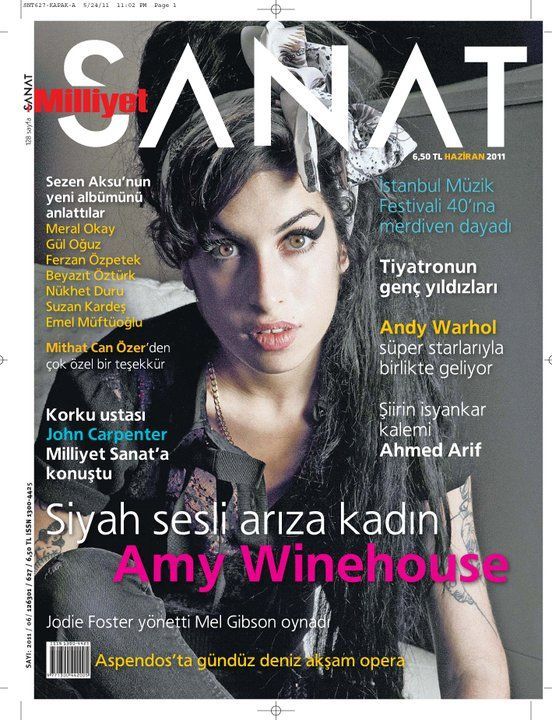 MILLIYET SANAT DERGISI magazine side cover Issue 627  June 2011
