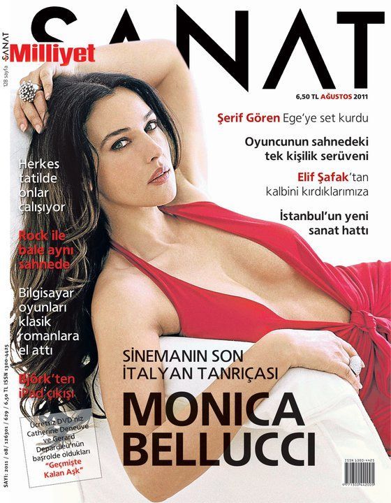 MILLIYET SANAT DERGISI magazine side cover Issue 629  August 2011