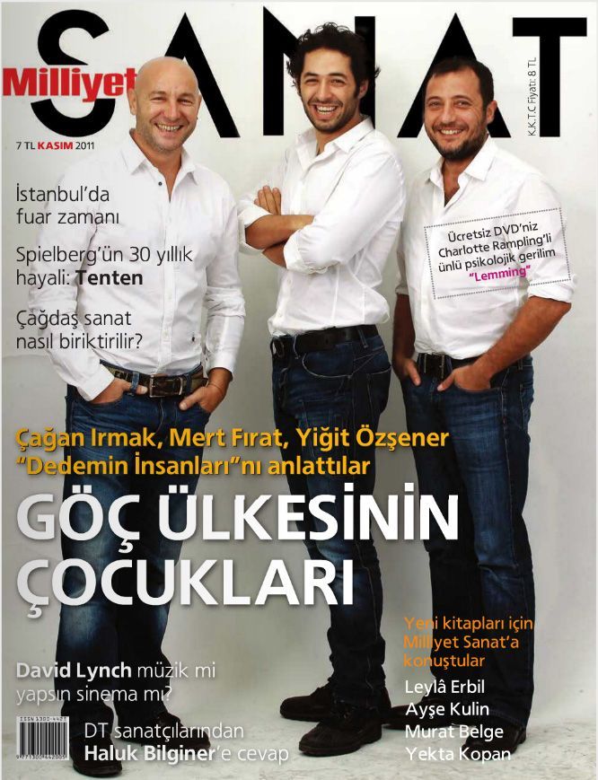 MILLIYET SANAT DERGISI magazine side cover Issue 632  November 2011