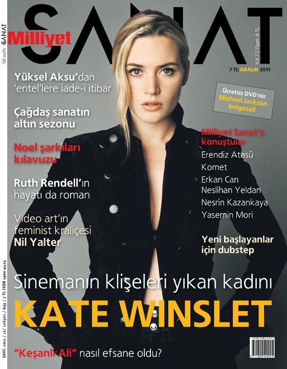 MILLIYET SANAT DERGISI magazine side cover Issue 633  December 2011