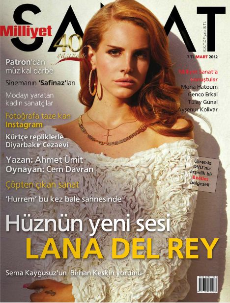 MILLIYET SANAT DERGISI magazine side cover Issue 636  March 2012