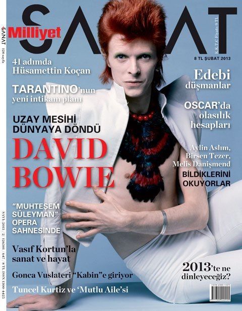 MILLIYET SANAT DERGISI magazine side cover Issue 647  February 2013