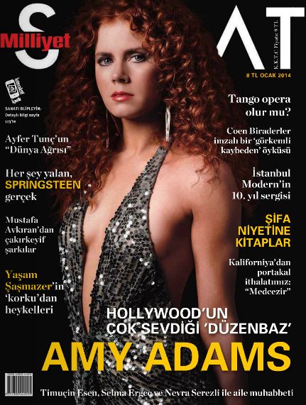 MILLIYET SANAT DERGISI magazine side cover Issue 658  January 2014