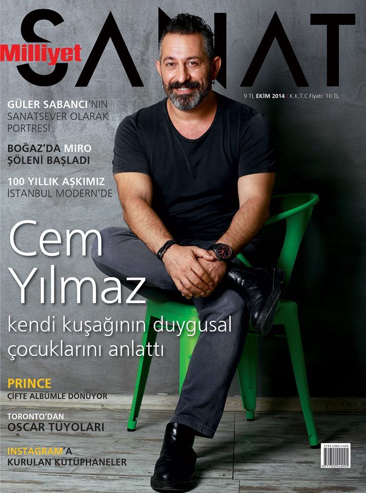 MILLIYET SANAT DERGISI magazine side cover Issue 667  October 2014