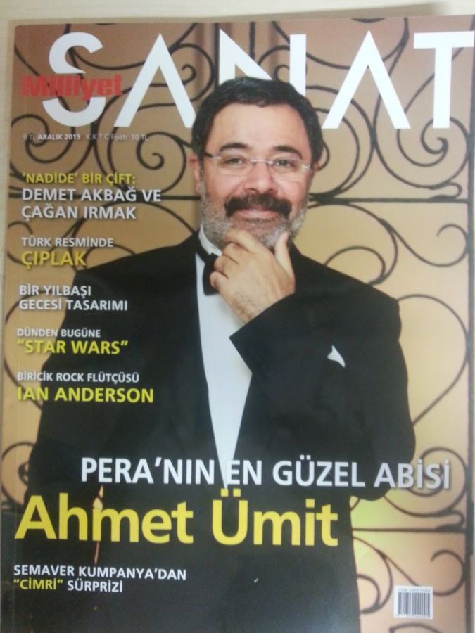 MILLIYET SANAT DERGISI magazine side cover Issue 681  December 2015