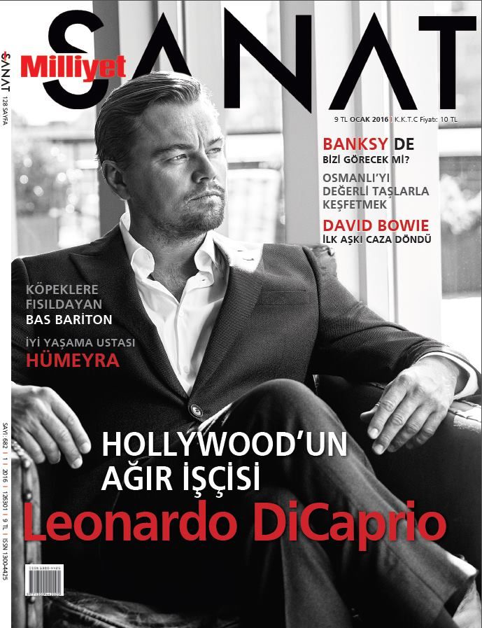 MILLIYET SANAT DERGISI magazine side cover Issue 682  January 2016
