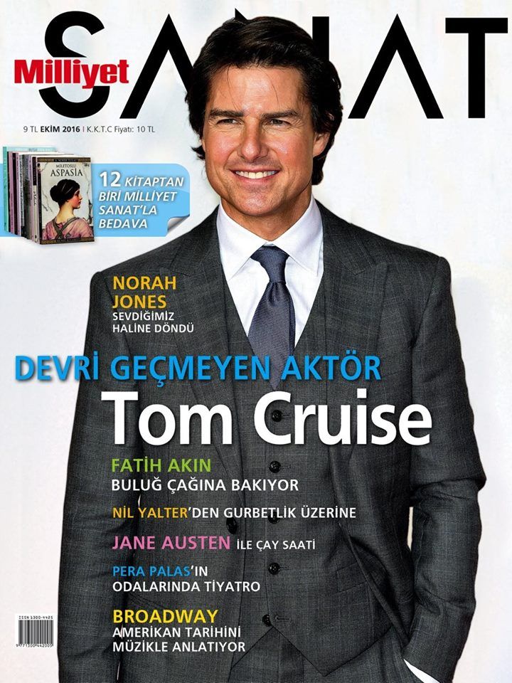 MILLIYET SANAT DERGISI magazine side cover Issue 691  October 2016