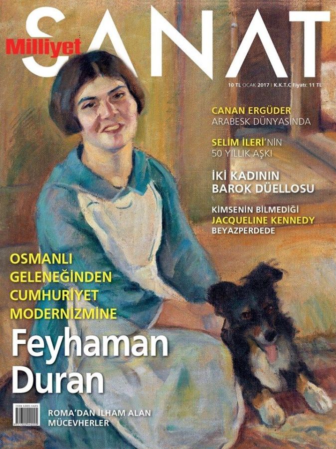 MILLIYET SANAT DERGISI magazine side cover Issue 694  January 2017