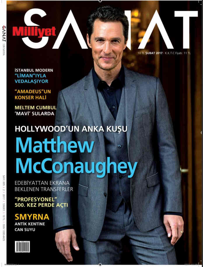 MILLIYET SANAT DERGISI magazine side cover Issue 695  February 2017