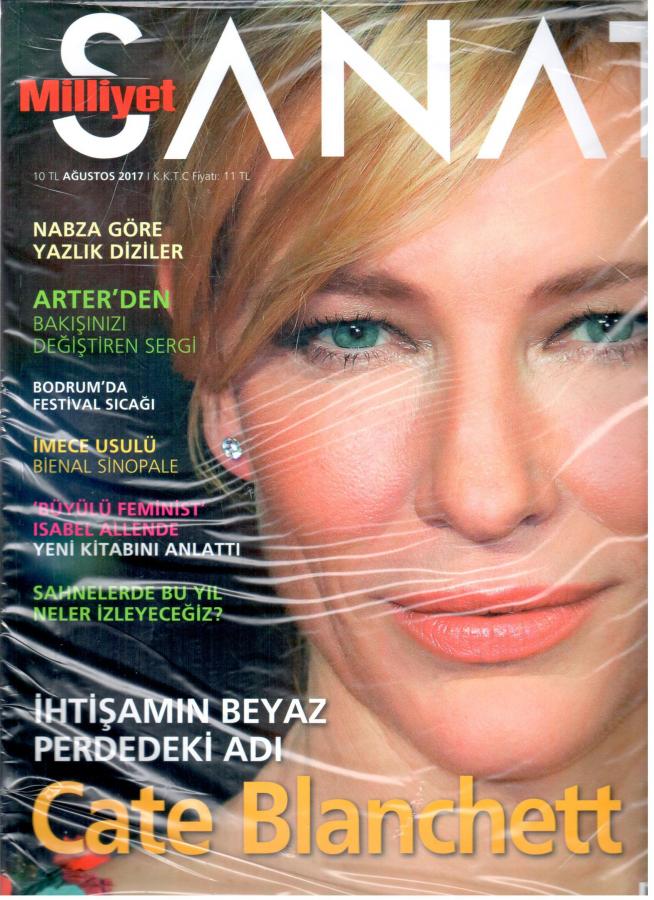 MILLIYET SANAT DERGISI magazine side cover Issue 701  August 2017