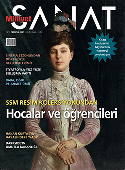 MILLIYET SANAT DERGISI magazine side cover Issue 111  July 2021