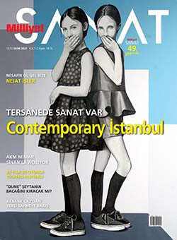 MILLIYET SANAT DERGISI magazine side cover Issue 114  October 2021