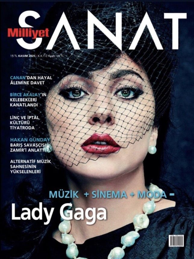 MILLIYET SANAT DERGISI magazine side cover Issue 115  November 2021