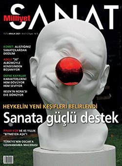 MILLIYET SANAT DERGISI magazine side cover Issue 116  December 2021