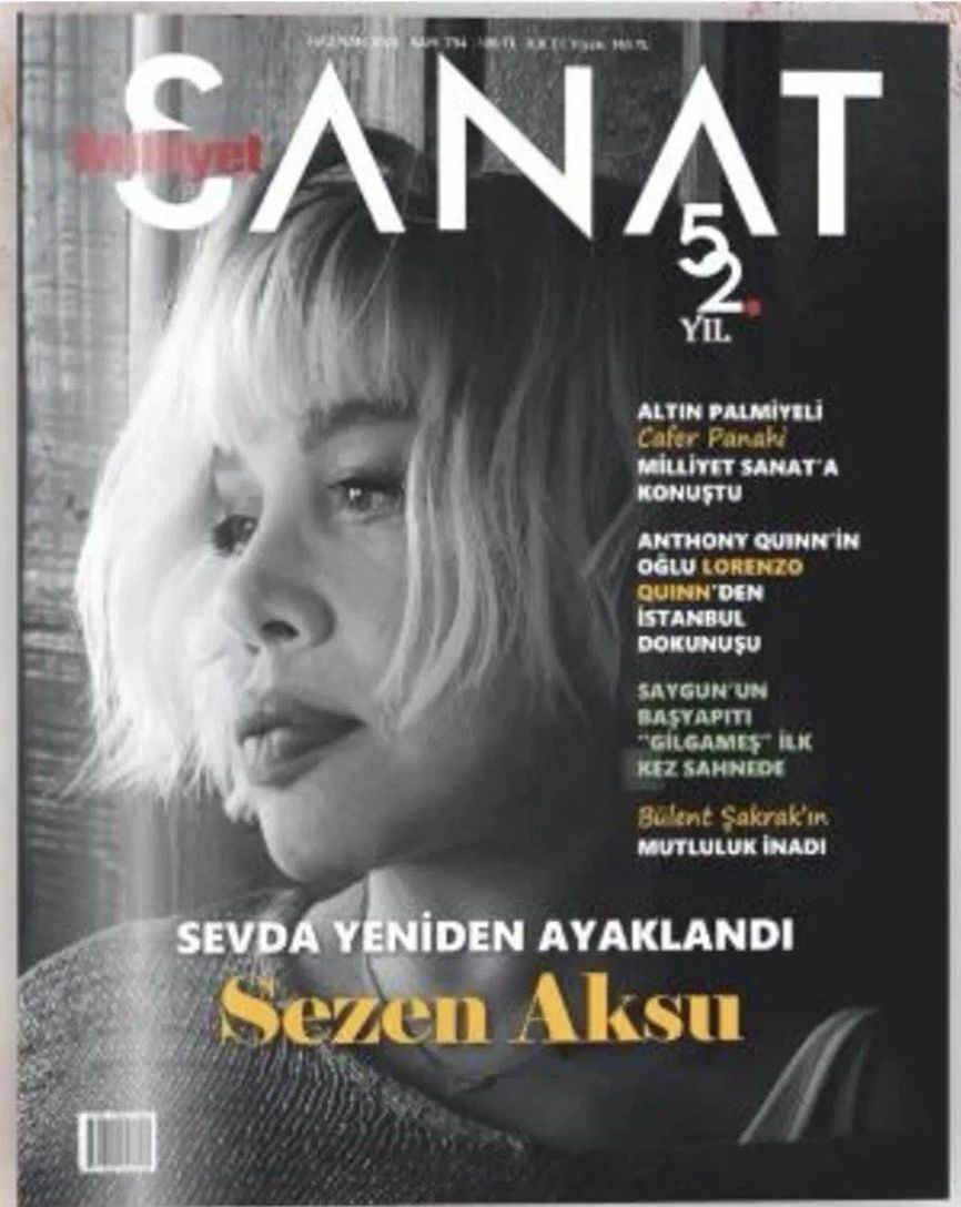 MILLIYET SANAT DERGISI magazine side cover Issue 794  June 2025