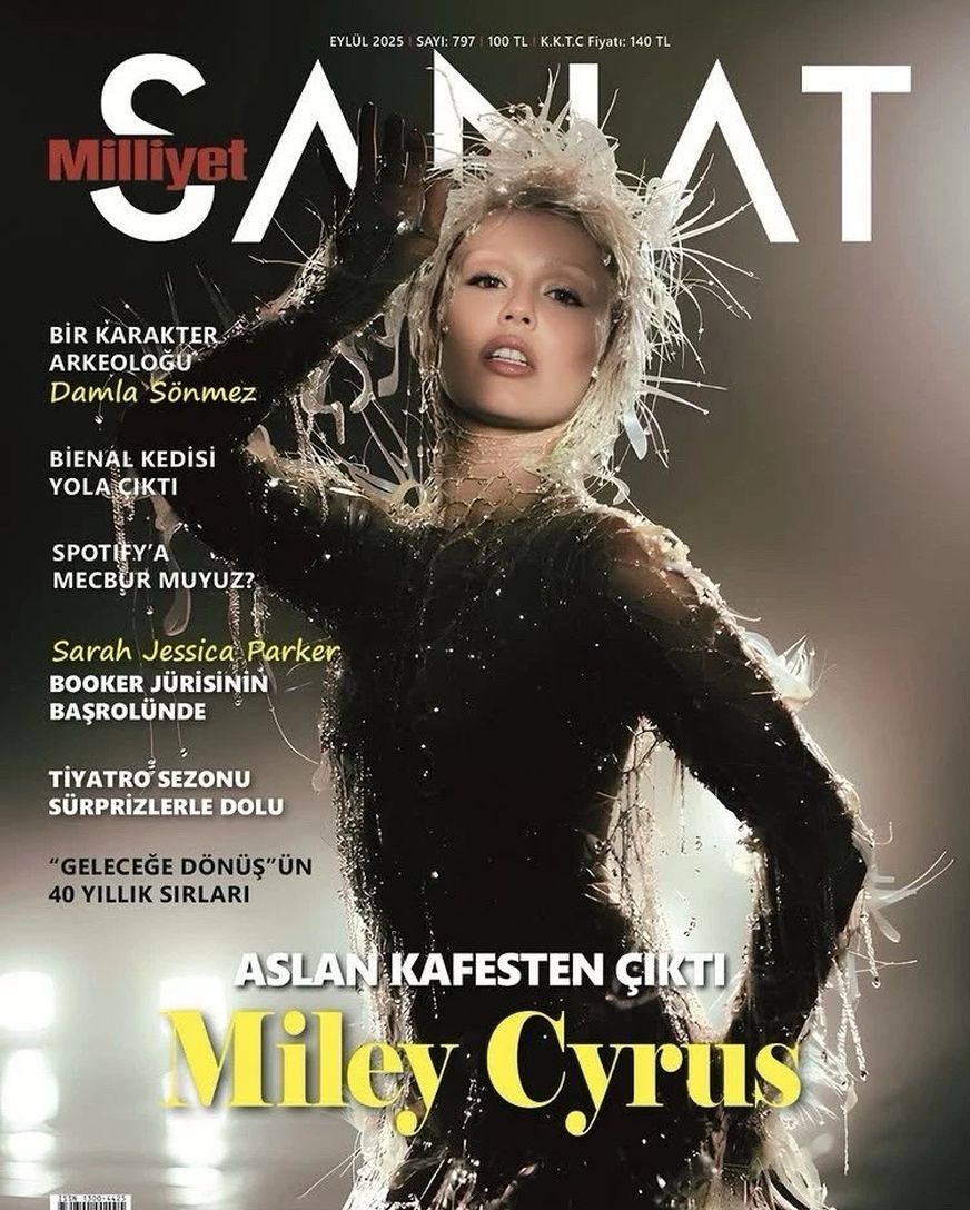 MILLIYET SANAT DERGISI magazine side cover Issue 797  September 2025