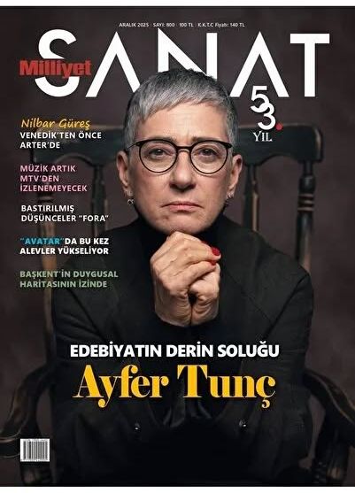 MILLIYET SANAT DERGISI magazine side cover Issue 800  December 2025