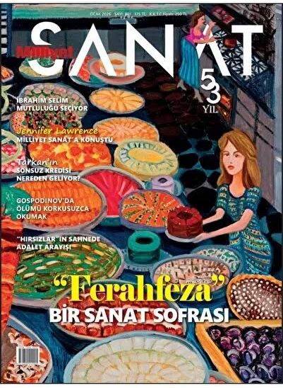 MILLIYET SANAT DERGISI magazine side cover Issue 801  January 2026