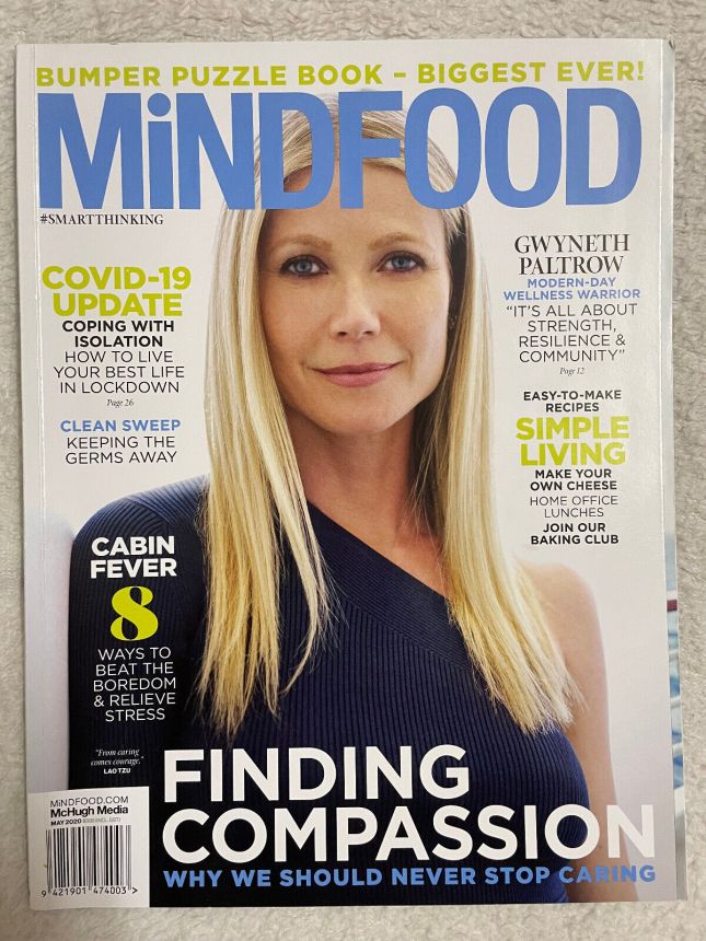 MINDFOOD magazine side cover  May 2020