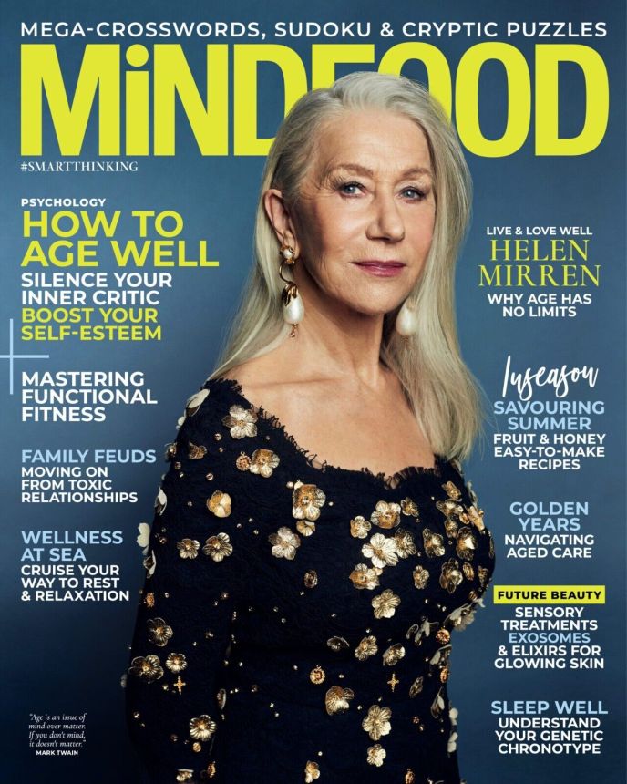 MINDFOOD magazine side cover  March 2024