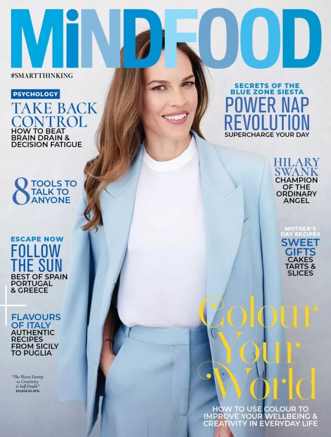 MINDFOOD magazine side cover  May 2024