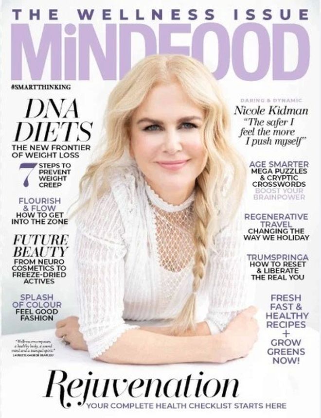 MINDFOOD magazine side cover  March 2025