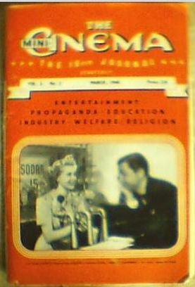 MINI-CINEMA magazine side cover  Vol 2 #3 March 1948
