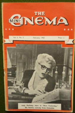 MINI-CINEMA magazine side cover  Vol 6 #5 February 1952