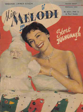 MIN MELODI magazine side cover Issue 50/51  1954