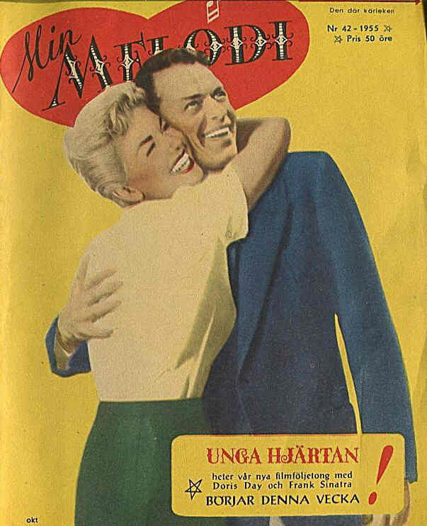 MIN MELODI magazine side cover Issue 42  1955