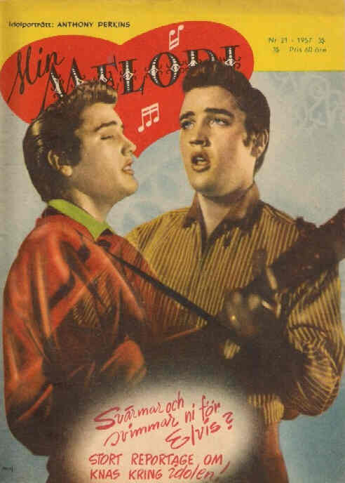 MIN MELODI magazine side cover Issue 21 21 May 1957