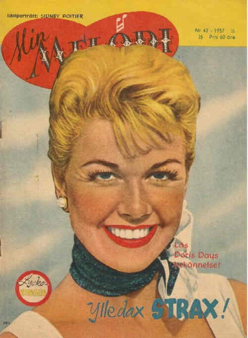 MIN MELODI magazine side cover Issue 42 15 October 1957