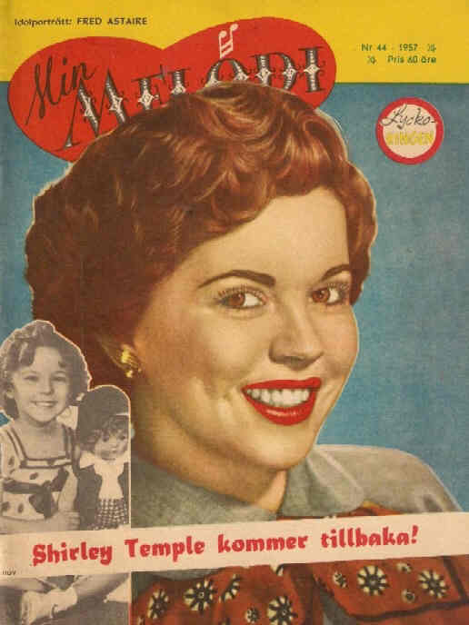 MIN MELODI magazine side cover Issue 44 29 October 1957