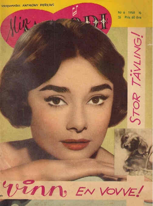 MIN MELODI magazine side cover Issue 6 9 February 1958