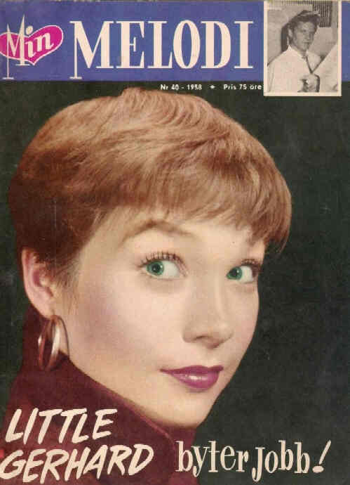 MIN MELODI magazine side cover Issue 40 5 October 1958
