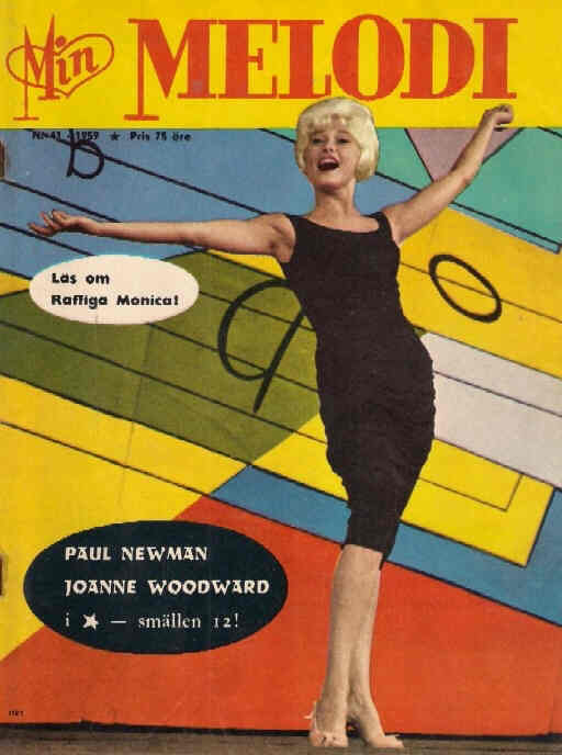 MIN MELODI magazine side cover Issue 41 12 October 1958