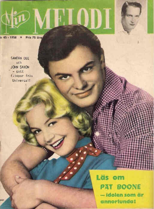 MIN MELODI magazine side cover Issue 43 26 October 1958