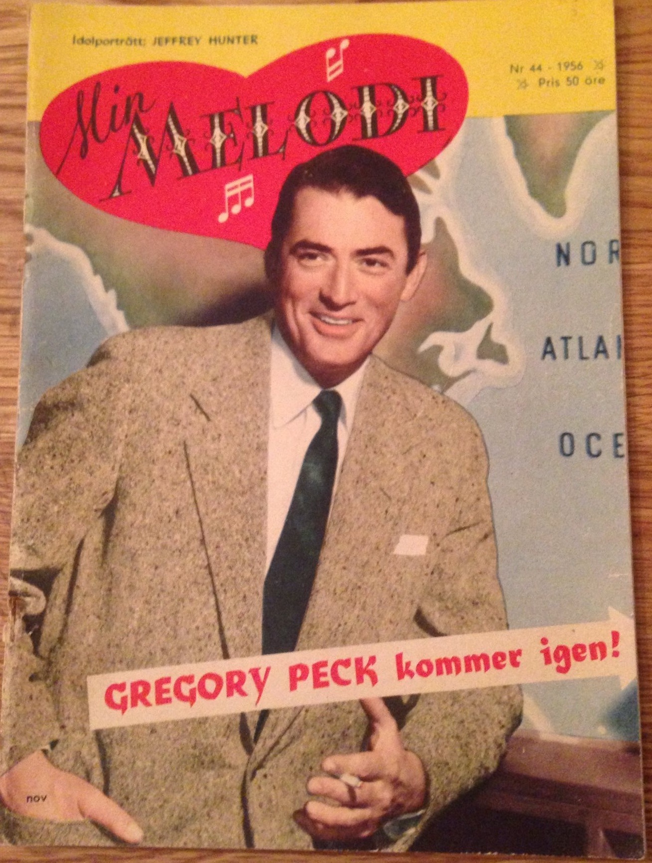MIN MELODI magazine side cover Issue 44   1956