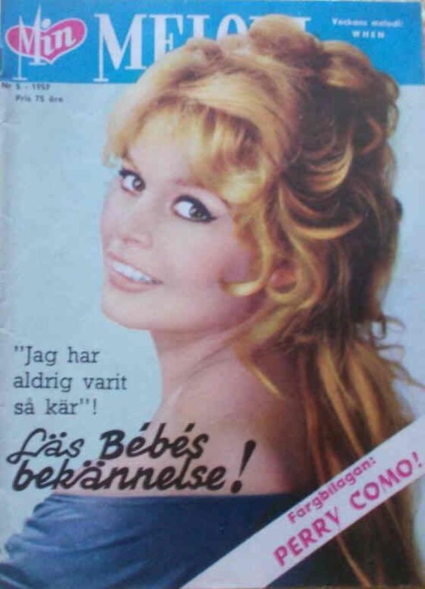 MIN MELODI magazine side cover Issue 5  February 1959