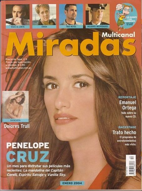 MIRADAS magazine side cover January 2004