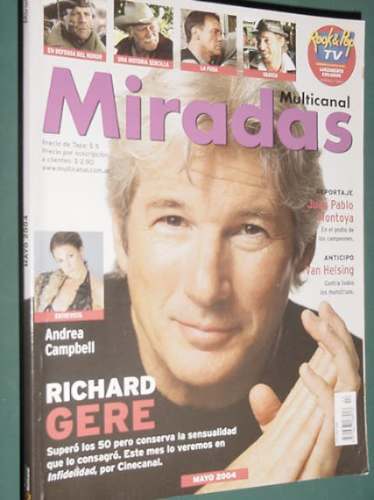 MIRADAS magazine side cover May 2004